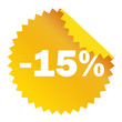 Minus 15 %