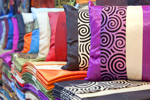 Photo: Silk cushions Silk cushions