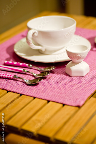 Photo: Tazza e cucchiaini Tazza e cucchiaini