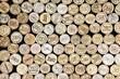 Background of wine corks