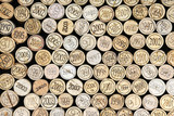 Background of wine corks - Fine Art prints