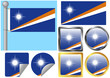 Flag Set Marshall Islands