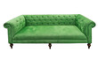 green sofa isolated