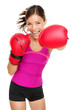 Boxer - fitness woman boxing Boxer - fitness woman boxing