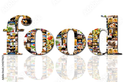 Foto: Food Collage Testo Food Collage Testo