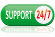 support banner isolated on white