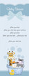 baby boy shower card