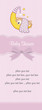 baby girl shower card