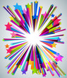 Stars Background Cover Design