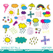 Doodle set 2 - weather Doodle set 2 - weather