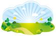 Vector landscape illustration Vector landscape illustration