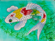 Tradition Chinese painting on Chinese temple wall