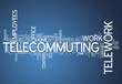 Word Cloud "Telecommuting"