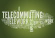 Word Cloud "Telecommuting"