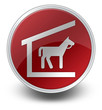 Red Glossy Icon "Stable"