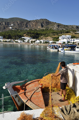 Photo: pescatore a Kithira pescatore a Kithira
