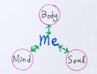 The relationship between Body, Mind, Soul and Me