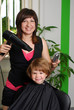 Haare föhnen