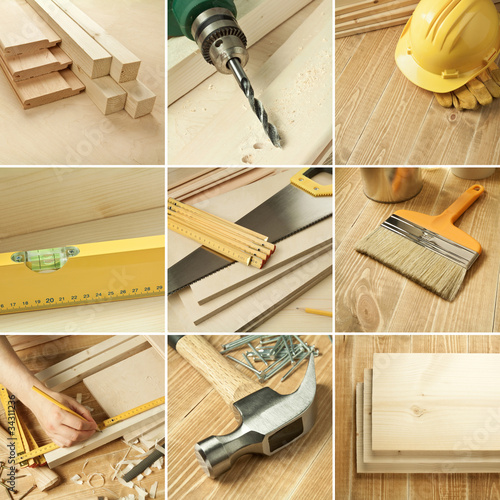Photo: Tools collage Tools collage
