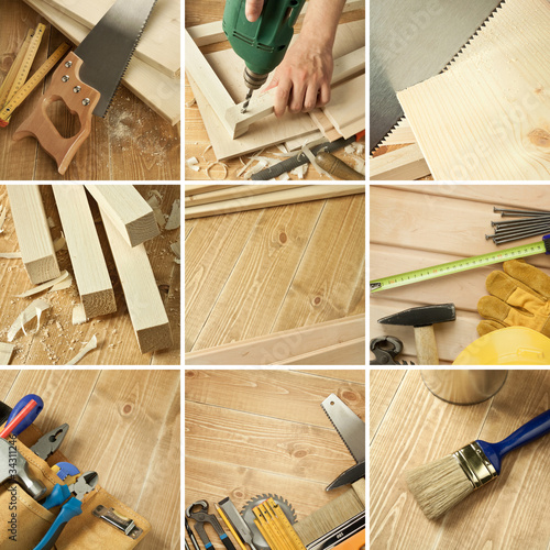Photo: Tools collage Tools collage