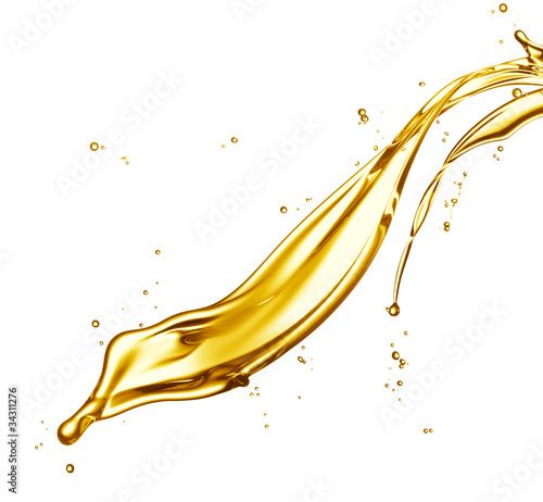 Photo: oil splash oil splash