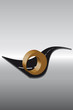 Logo Transport goldenes Rad