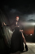 Fine art photo of a lady in stylish dress