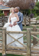 Bride and Groom enjoying a moment together