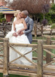 Bride and Groom enjoying a moment together
