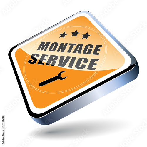 Illustration: Montage Service - orange Montage Service - orange