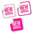 New arrival stickers