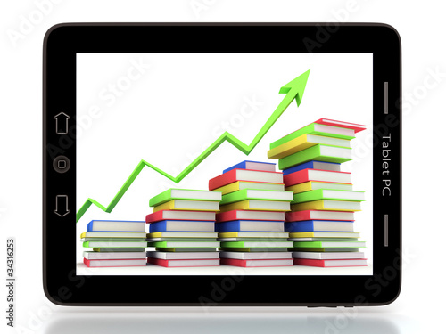 Illustration: Image of computer technology on a white background isolated Image of computer technology on a white background isolated