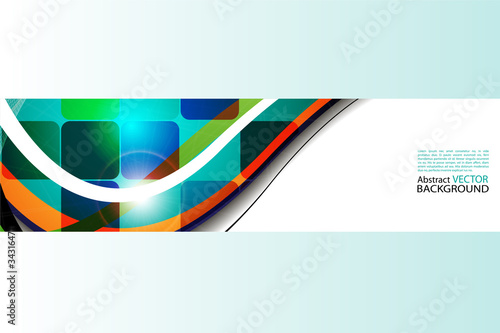 Vector: abstract background with colored squares abstract background with colored squares