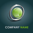 Logo sphere within ring # Vector Logo sphere within ring # Vector