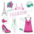 Fashion Scrap Elements - for your design and scrapbook Fashion Scrap Elements - for your design and scrapbook