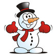 Little Snowman waving