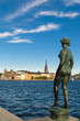 canvas print picture Vue sur Gamla stan à Stockholm