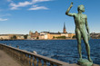 canvas print picture Vue sur Gamla stan à Stockholm