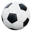 Classic football ball isolated on white