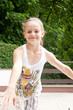 Foto: Mädchen beim Sprung Mädchen beim Sprung