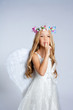 Angel children little girl sleeping finger in mouth Angel children little girl sleeping finger in mouth