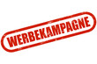 Grunge Stempel rot WERBEKAMPAGNE