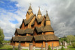 Die Heddal-Stabkirche in Norwegen