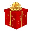 rotes geschenk