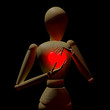 Mannequin with an heart Mannequin with an heart