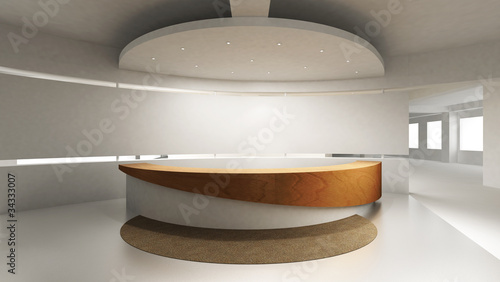 Illustration: Reception Counter Reception Counter