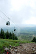 Mountains and funicular, High Tatras, Slovakia