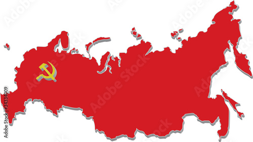 Communist Russia Map