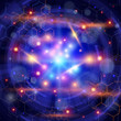 atoms, lights & chemical formulas - technology background atoms, lights & chemical formulas - technology background
