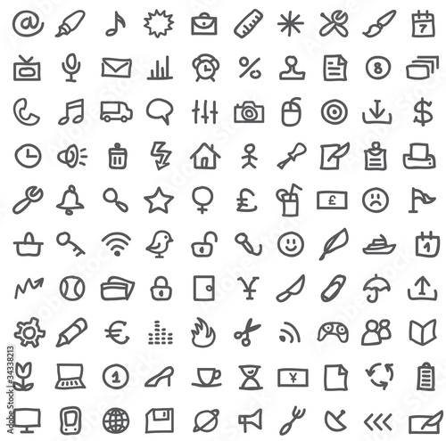 Vetor: simple icon set simple icon set